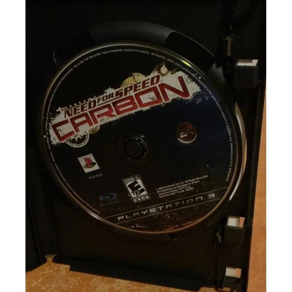 2006 PS3 Need For Speed Carbon, Block Buster Rental, No Scratches